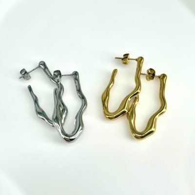 Pendientes Ondas Gold