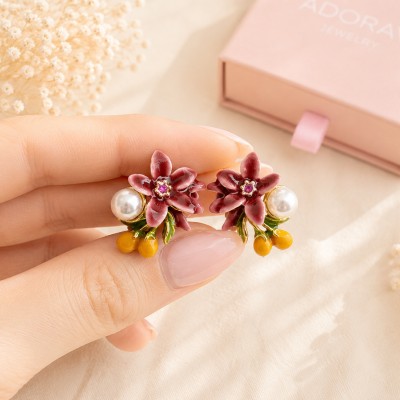 Pendientes  Flores Silvestre