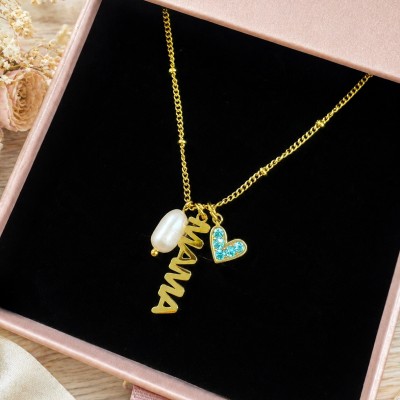 Collar Mama Azul