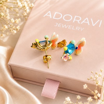 Pendientes Alas de Cristal