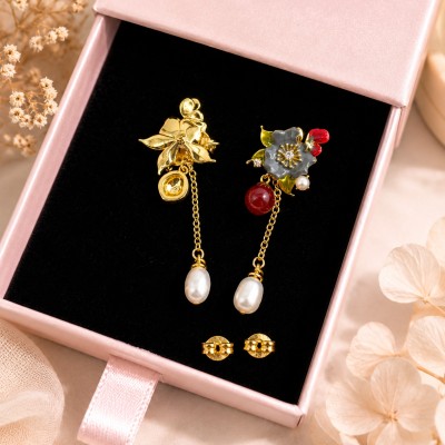 Pendientes Flor de Ebano