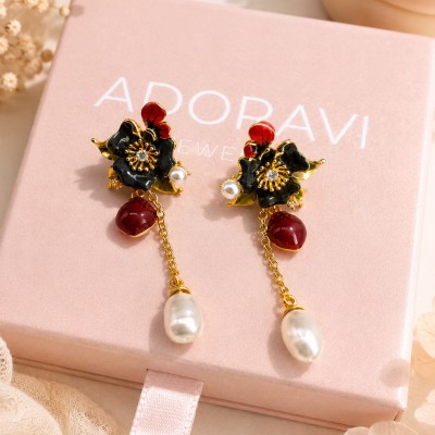 Pendientes Flor de Ebano