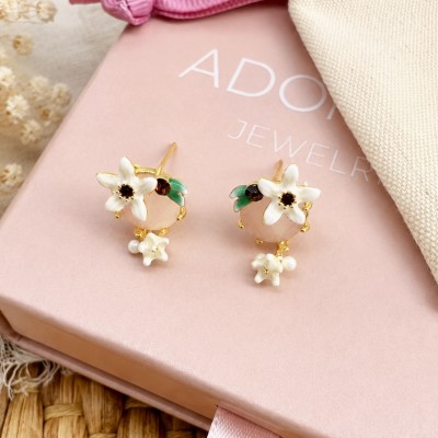Pendientes Flor de Nacar