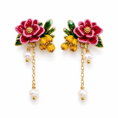 Pendientes Rosa Silvestre