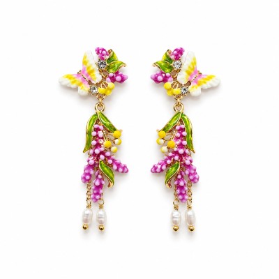Pendientes Mariposa y...