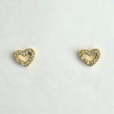 Pendientes Corazón Gold