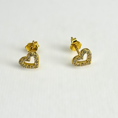 Pendientes Corazón Gold