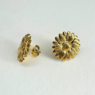 Pendientes Flor Gold