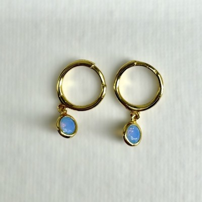 Pendientes Mila Gold Blue