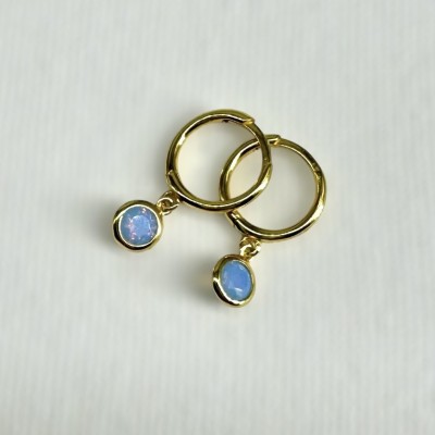 Pendientes Mila Gold Blue