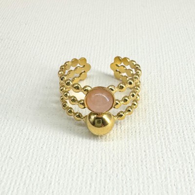 Anillo Duo Rosa