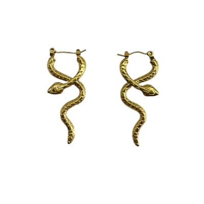 Pendientes Serpiente Gold