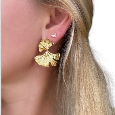 Pendientes Ginkgo