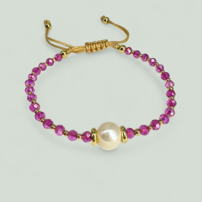 Pulsera Lily fucsia