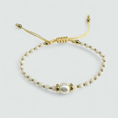 Pulsera Lily cream