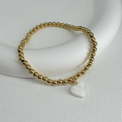 Pulsera Corazón de nácar