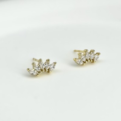 Pendientes Mineli Gold