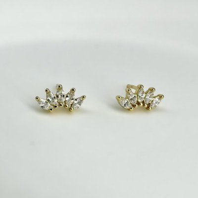 Pendientes Mineli Gold