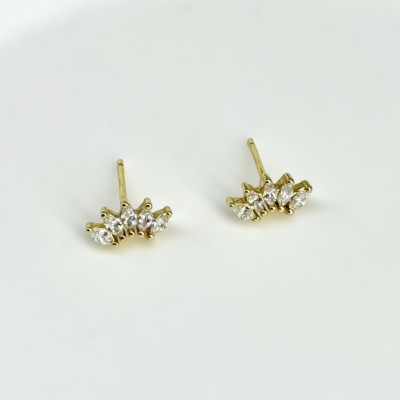 Pendientes Mineli Gold