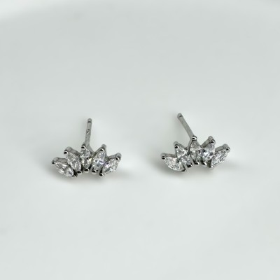 Pendientes Mineli Silver