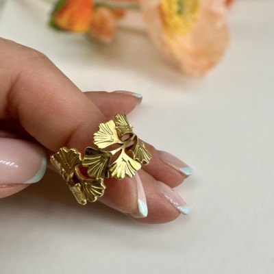 Anillo Ginkgo Gold