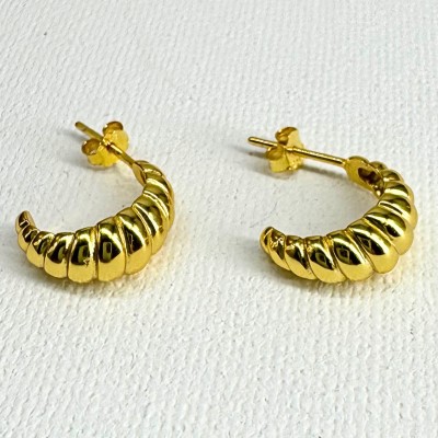 Pendientes Croissant Gold