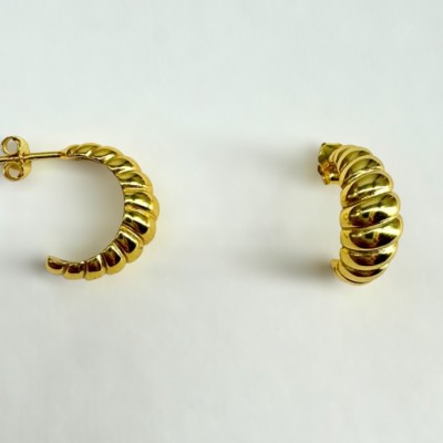 Pendientes Croissant Gold