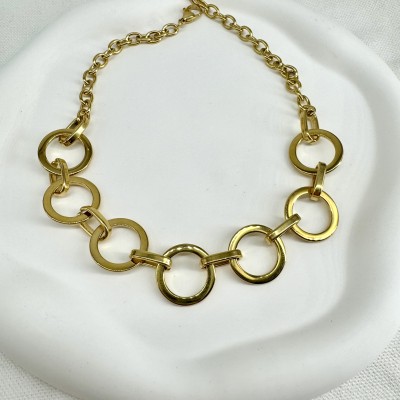 Collar Choker Circulos